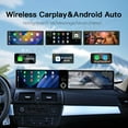 thumbnail image 4 of MOOKAKA 12.3"+12.3" Smart Display Radio Audio Media Player for BMW X3 2005-2010 Models Universal Car Navigation GPS Upgrade Headunit Android Replacement HD Screen Carplay Accessories, 4 of 16