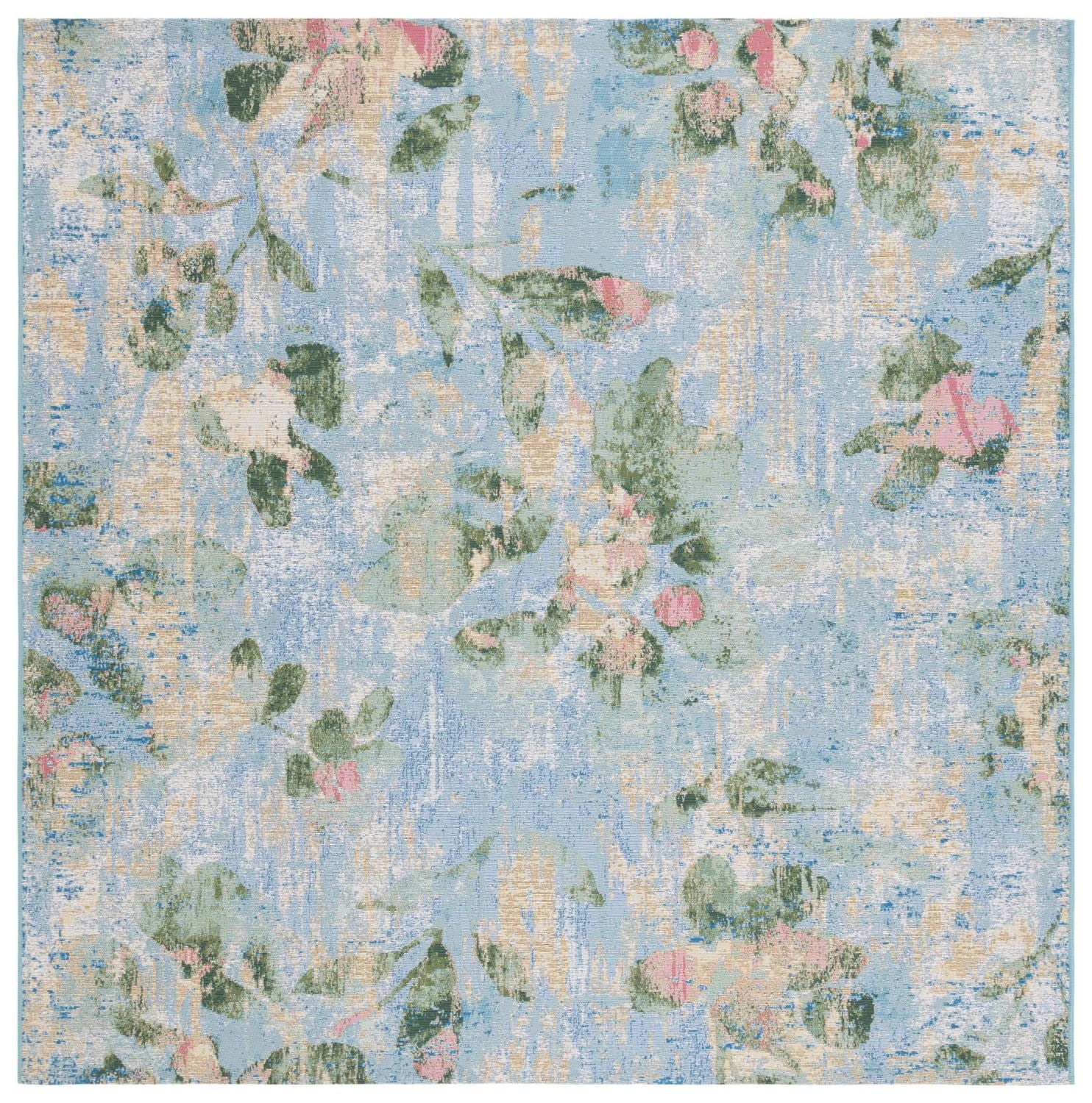 SAFAVIEH Barbados Cedric Floral Indoor/Outdoor Area Rug