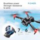 thumbnail image 5 of Teissuly Brushless Motor Drones With 5 Cameras Wind Resistance Headless Mode Gesture Control FPV Drone For Adults RC Drone For Beginners Quadcopter Teissuly WER202309200118, 5 of 9