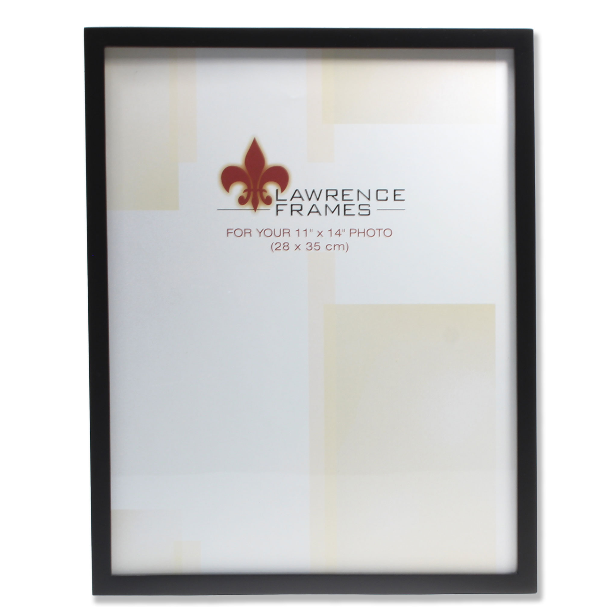 Lawrence Frames Black Wood Gallery Picture Frame