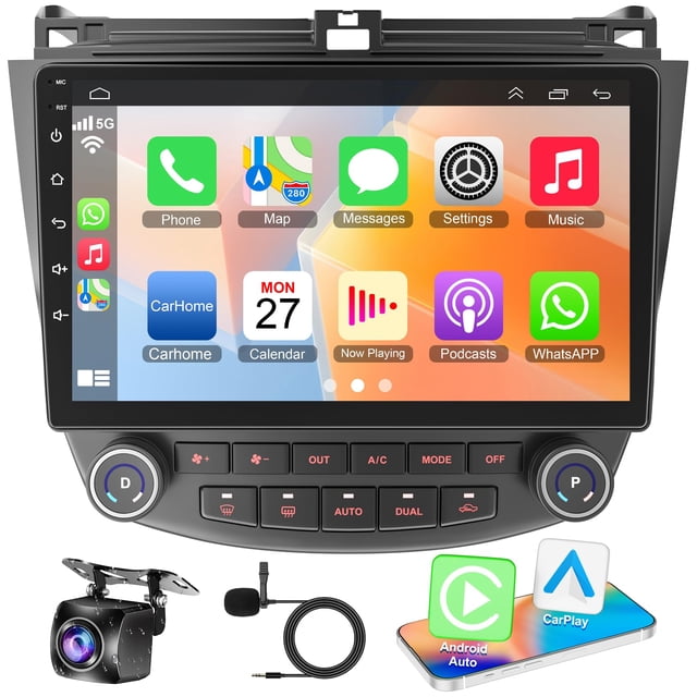 Autorradio electrosmart de 4 GB de RAM + 64 GB de ROM Android 13 Honda Accord 2003-2007 10.1"