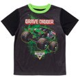 thumbnail image 2 of Monster Jam Grave Digger Little Boys Pullover Pajama Shirt and Shorts Sleep Set, 2 of 5