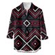 thumbnail image 1 of Tops de Otoño Para Hombre Botones Casuales Playa Camisa de Manga Corta Con Estampado Sin Posicionamiento Blusa Odeerbi ODB179799, 1 of 5
