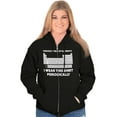 thumbnail image 4 of Periodic Table Wear Periodically Nerd Unisex Fleece Graphic Zip Up Hoodie Brisco Brands 2X, 4 of 5