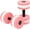 Pink, variant on Aquatic Dumbbells for Water Aerobics - 2 Pack High Density Foam Dumbbells for Pool Exercise, Swimming & Hydrotherapy - Waterproof, Chlorine Resistant, Non Slip Grip for Women & Men(red)2pcs