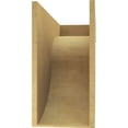thumbnail image 4 of 12"W x 36"D x 24"H Classic Del Monte Rough Cedar Woodgrain TimberThane Corbel, Primed Tan, 4 of 6