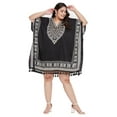 thumbnail image 2 of Gypsie Blu Women Tunics Dress Short 3/4 Sleeves Caftans for Ladies Casual Dresses, 2 of 7