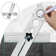 thumbnail image 5 of Clupup Adjustable Tile Hole Locator Floor Drilling Hole Tools Position Ruler Puncher, 5 of 7