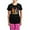 With Pink Pant, variant on CafePress - Wedding Women's Dark Pajamas - Women's Short Sleeve Print T-Shirt and Pants Dark Cotton Pajama Set