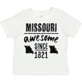 thumbnail image 3 of Inktastic Missouri Awesome Since 1821 Boys or Girls Toddler T-Shirt, 3 of 5
