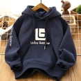 thumbnail image 4 of Sudadera con capucha y forro acolchado para niños de 3 a 14 años, nueva primavera y otoño de 2024, 4 of 4