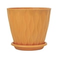 thumbnail image 1 of MKHSQHDG Today's Deals Thickened Water Ripple Pattern with Saucers for Indoor Outdoor Garden And, 1 of 4
