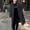 Black, variant on EGNMCR Womens Long Puffer Coat, Long Sleeve Padded Winter Down Coats, Hooded Parka Jacket Women's Fashion Loose Long Sleeve Cotton-Padded Jacket Long Frock Coat Women Coat