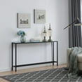 thumbnail image 2 of 56 Black Mirrored Glass Console Table, 2 of 9