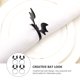 thumbnail image 3 of 4pcs Halloween creativo en forma de tapa de servilleta anillos de servilleta de Halloween (Negro), 3 of 5