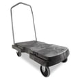 thumbnail image 2 of Triple Trolley with User Friendly Handle, Standard Duty with 5 In Casters, Black, 2 of 6