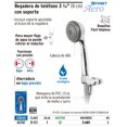 thumbnail image 1 of Regadera de teléfono con soporte, 3-1/4' Foset Regadera de teléfono con soporte, 3-1/4', 1 of 1