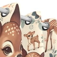 thumbnail image 3 of Deers on Flowers Curtains Black Out 72 Inch Length Curtains for Sliding Glass Doors Bedroom Living Room 2 Pack, 3 of 6