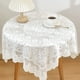 thumbnail image 2 of Injueey Mantel de encaje blanco elegante para de comedor de boda, decoración de de comedor, mantel individual para picnic Decoración del hogar, 2 of 6