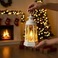 thumbnail image 6 of Christmas Retro Portable Night Light with LED – Decorative Lantern for Holiday Parties, Kids Bedroom, Gifts – Santa Claus & Snowman Design, 6 of 6