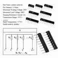 thumbnail image 2 of 10pcs Resistor Network Array 5% Bussed Type 2.54mm Pitch SIP-5 SIP-6 DIP Exclusion Resistor -330R-6P, 2 of 2
