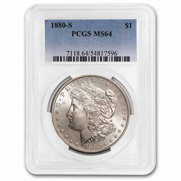 1880-S Morgan Dollar MS-64 PCGS