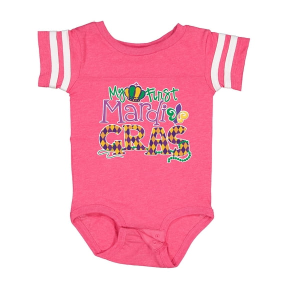 Inktastic My First Mardi Gras Boys or Girls Baby Bodysuit