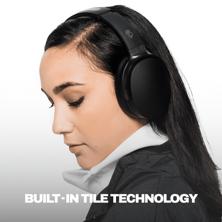 Skullcandy Hesh ANC XT Foldable on-Ear Headphones, True Black