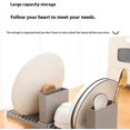 thumbnail image 4 of Collapsible Dish Drying Rack,Portable Dish Drainers for Kitchen Counter,Kitchen Storage Cabinet Organizer for Dish/Plate/Bowl/Cup/Pot Lid/Cutting Board (Gray), 4 of 7