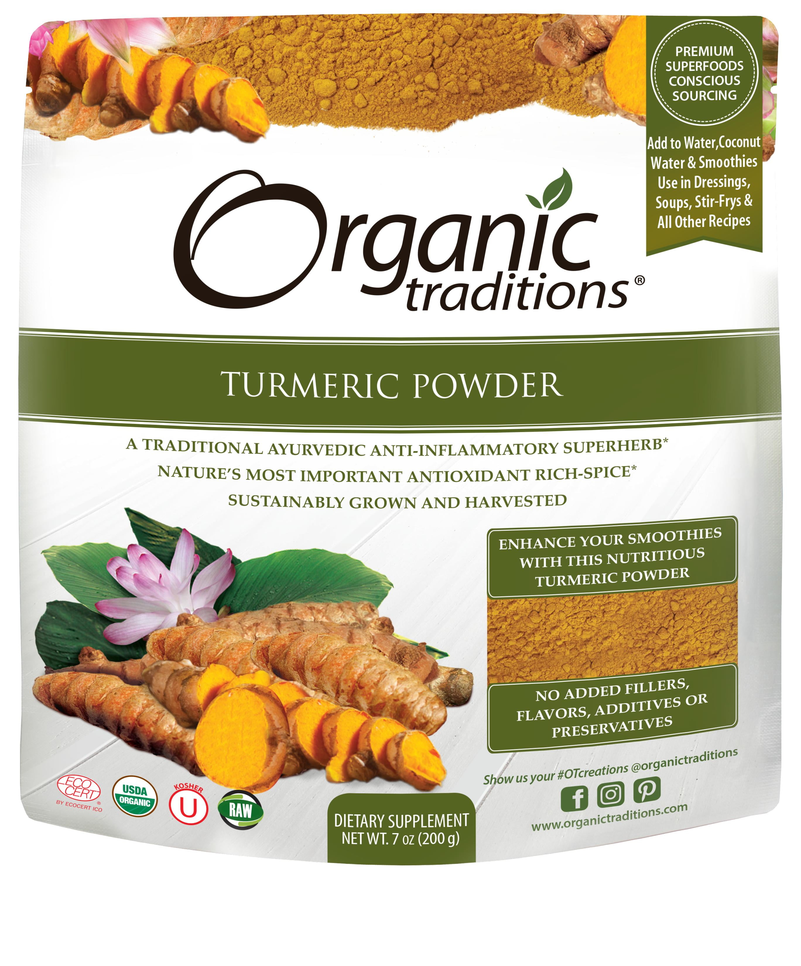 Organic Traditions, Turmeric Powder