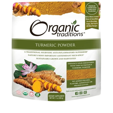 Organic Traditions, Turmeric Powder (Best Way To Consume Turmeric Powder)