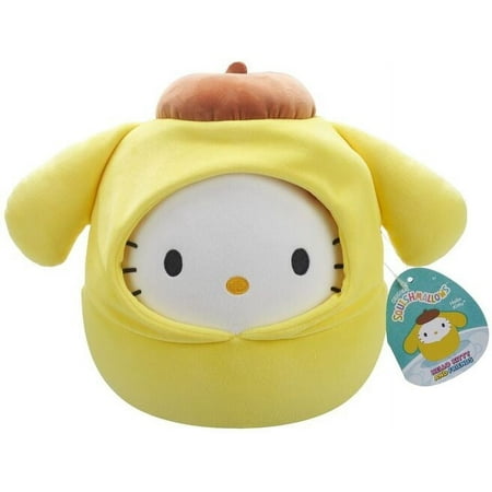 Squishmallows 8  Hello Kitty with Pompompurin Hoodie