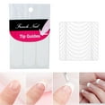 thumbnail image 4 of 1pack(48pc) French Manicure Nail Art Tips Form Guide USN Best DIY Stencil, 4 of 8