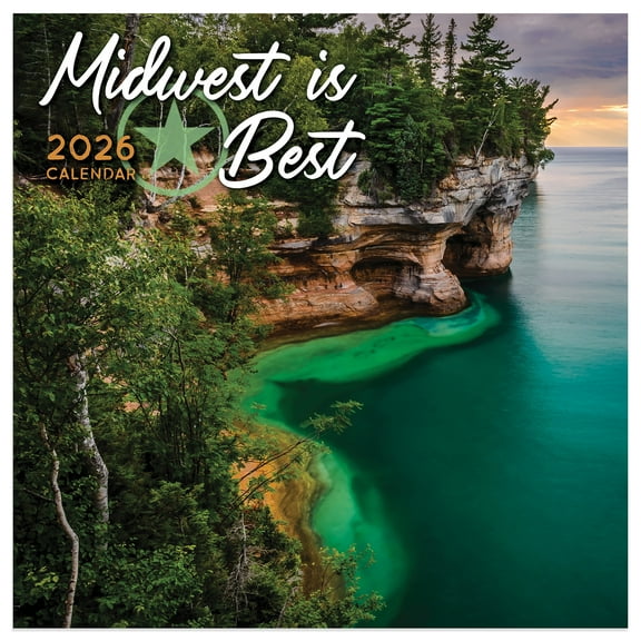 TF Publishing 2026 Midwest is Best Mini Calendar - Gloss Paper