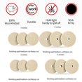 thumbnail image 3 of 3in 5in 6in 7in Wool Polishing Pads Buffing Pads Waxing Pads For Cars Polisher, 3 of 5