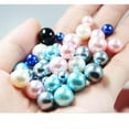thumbnail image 6 of EHJRE 100 Pieces Colorful Acrylic Faux Pearl Without Hole Jewelry - Assorted Colors, 6 mm, 6 of 8