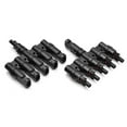 thumbnail image 1 of Amdohai Branch Solar Connector T Connectors for Parallel Connection between Solar Panels 5-Way IP67 Waterproof Solar Panel Cable Male Female Connector 14AWG-10AWG, 1 of 7