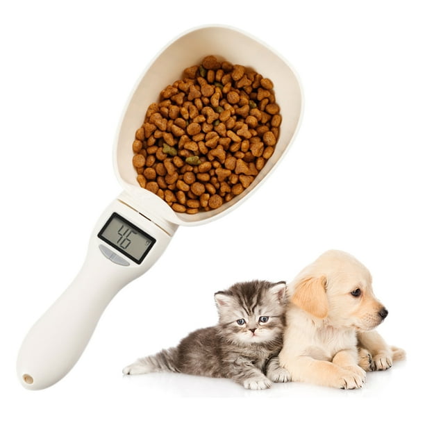 Amdohai Pet Food Measuring Scoop Pet Food Scale Cup Measuring Scoop Cup Detachable Digital Spoon