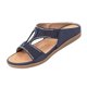 thumbnail image 1 of Nuevas sandalias y zapatillas planas de cuña bordadas de ocio transpirable para mujer Wmkox8yii hj789, 1 of 1