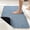 Blue, variant on 21x47 Inch Grey Ultra Thin Bath Runner Rug, Non-Slip Quick Dry Washable Low Pile Bathroom Mat