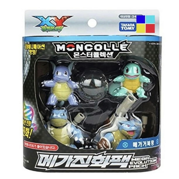 Takara Tomy figura de Pokémon Ready Battle Ready, paquete múltiple, colección de monstruos de Pikachu Venusaur, Moncolle Ex Poké Ball, Original