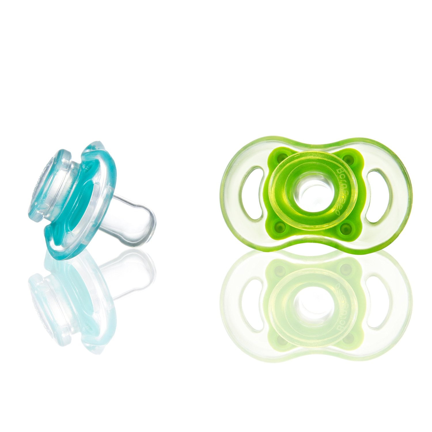 Born Free Bliss Natural Shape Pacifier 2pk, Neutral 06m