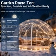 thumbnail image 5 of 12FT Outdoor Clear Dome Tent for Garden, Patio, and Backyard – Weather-Resistant Transparent Tent with Sturdy Frame, Easy Assembly for All Seasons, 5 of 9