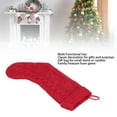 thumbnail image 4 of Knitted Stocking Soft Cable Knit Xmas Stocking Modern Design Aesthetics Warm Blessings Classic Decorations, 4 of 7
