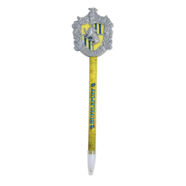Harry Potter Hogwarts House Crest Molded Topper Pen Set, Gray