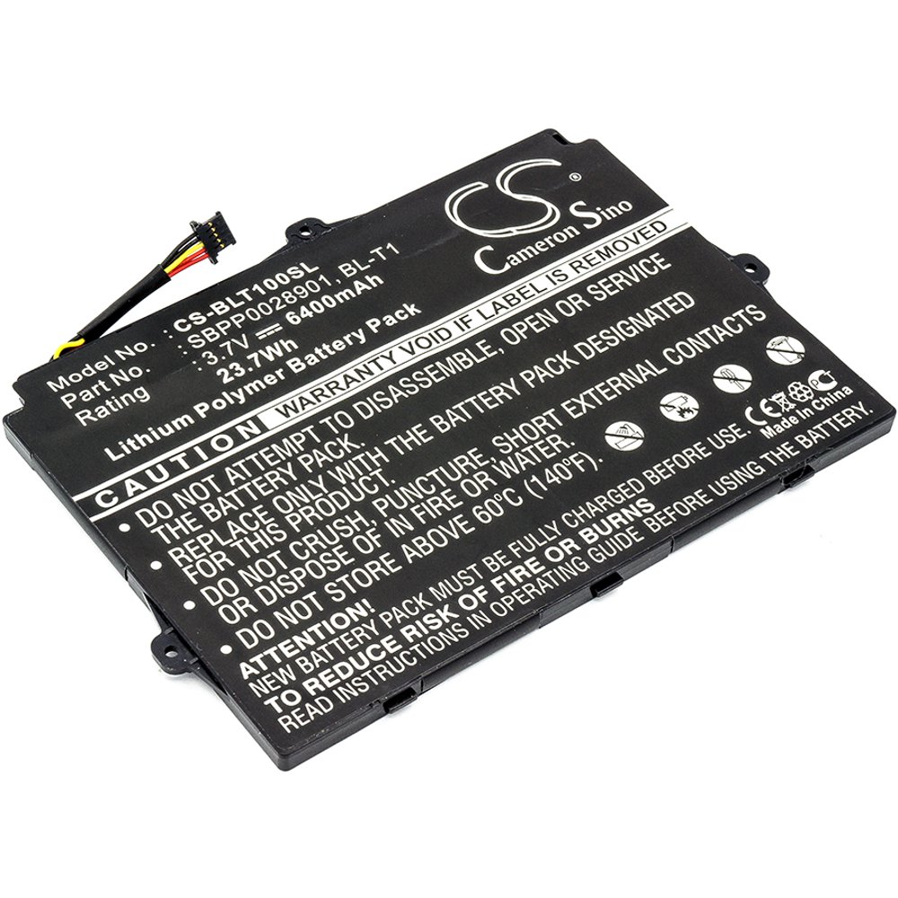Replacement Battery For LG 3.7V 6400mAh / 23.68Wh Tablet Battery