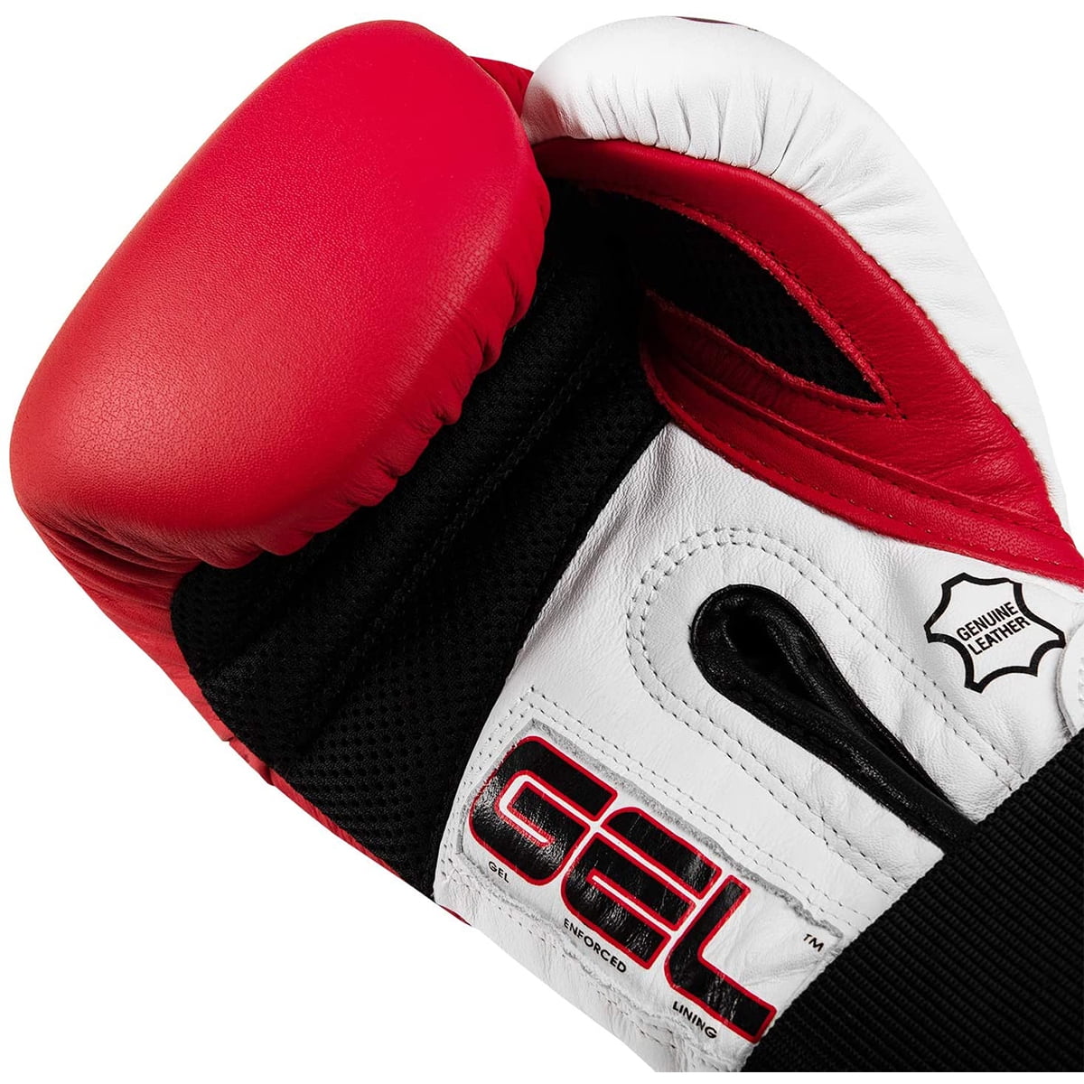 Red/White Title Boxing Gel Suspense Training Gloves 