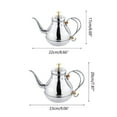 thumbnail image 3 of Teapots Tea Kettle Gooseneck Coffee Kettle Suitable for Water Coffee Brewing, 3 of 17