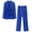 Blue, variant on Coats for Women Long Sleeved Solid Color Belt Suit Pants Casual Coat Pants Sets Pants for Women
