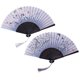 thumbnail image 1 of 2 uds ventilador plegable planta de bambú viento chino pequeño ventilador plegable es pequeño y portátil, 1 of 5